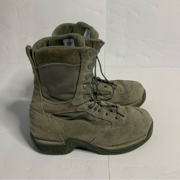 Danner Boots Mens 9.5 Green Combat Military 8” USAF TFX Temperate GTX  26117 - Picture 1 of 12